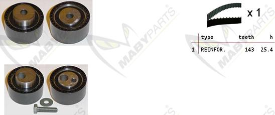 Mabyparts OBK010421 - Zahnriemensatz alexcarstop-ersatzteile.com