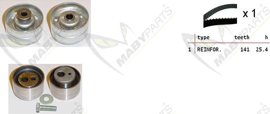 Mabyparts OBK010094 - Zahnriemensatz alexcarstop-ersatzteile.com