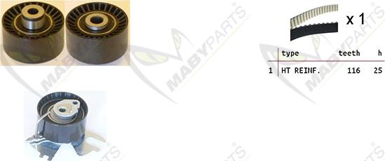 Mabyparts OBK010093 - Zahnriemensatz alexcarstop-ersatzteile.com