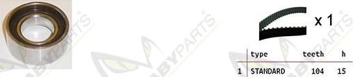 Mabyparts OBK010044 - Zahnriemensatz alexcarstop-ersatzteile.com