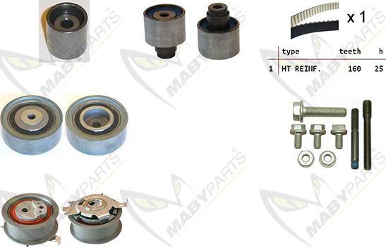 Mabyparts OBK010046 - Zahnriemensatz alexcarstop-ersatzteile.com