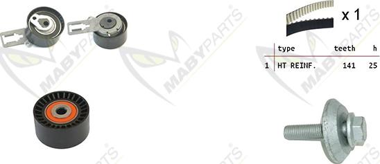 Mabyparts OBK010041 - Zahnriemensatz alexcarstop-ersatzteile.com