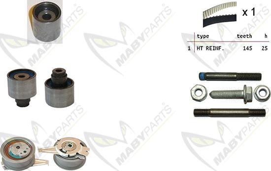 Mabyparts OBK010088 - Zahnriemensatz alexcarstop-ersatzteile.com