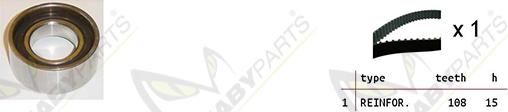 Mabyparts OBK010076 - Zahnriemensatz alexcarstop-ersatzteile.com