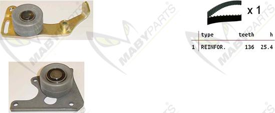 Mabyparts OBK010114 - Zahnriemensatz alexcarstop-ersatzteile.com