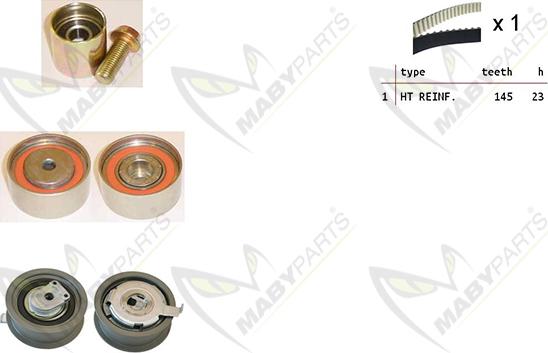 Mabyparts OBK010342 - Zahnriemensatz alexcarstop-ersatzteile.com