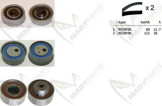 Mabyparts OBK010308 - Zahnriemensatz alexcarstop-ersatzteile.com