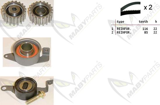 Mabyparts OBK010310 - Zahnriemensatz alexcarstop-ersatzteile.com