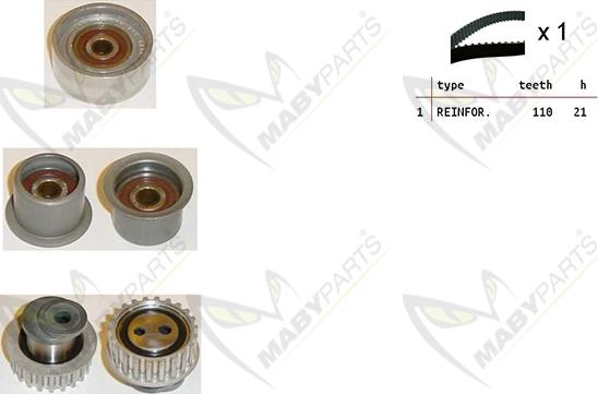 Mabyparts OBK010327 - Zahnriemensatz alexcarstop-ersatzteile.com