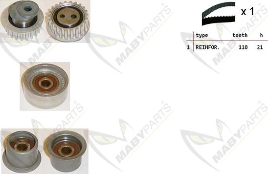 Mabyparts OBK010378 - Zahnriemensatz alexcarstop-ersatzteile.com