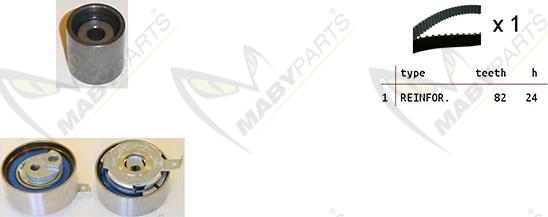 Mabyparts OBK010248 - Zahnriemensatz alexcarstop-ersatzteile.com