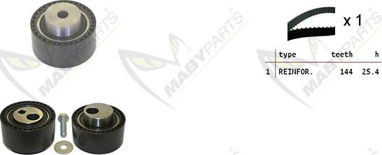 Mabyparts OBK010228 - Zahnriemensatz alexcarstop-ersatzteile.com