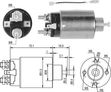 Magneti Marelli 940113050443 - Magnetschalter, Starter alexcarstop-ersatzteile.com