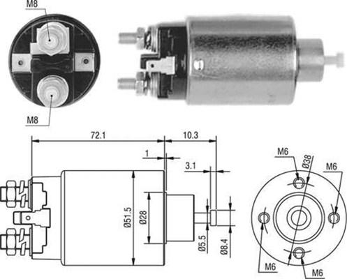 Magneti Marelli 940113050477 - Magnetschalter, Starter alexcarstop-ersatzteile.com