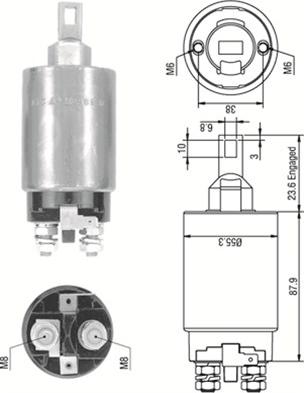 Magneti Marelli 940113050335 - Magnetschalter, Starter alexcarstop-ersatzteile.com