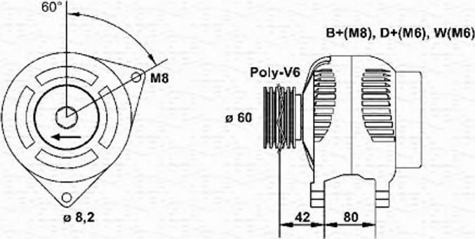 Magneti Marelli 943346147010 - Generator alexcarstop-ersatzteile.com