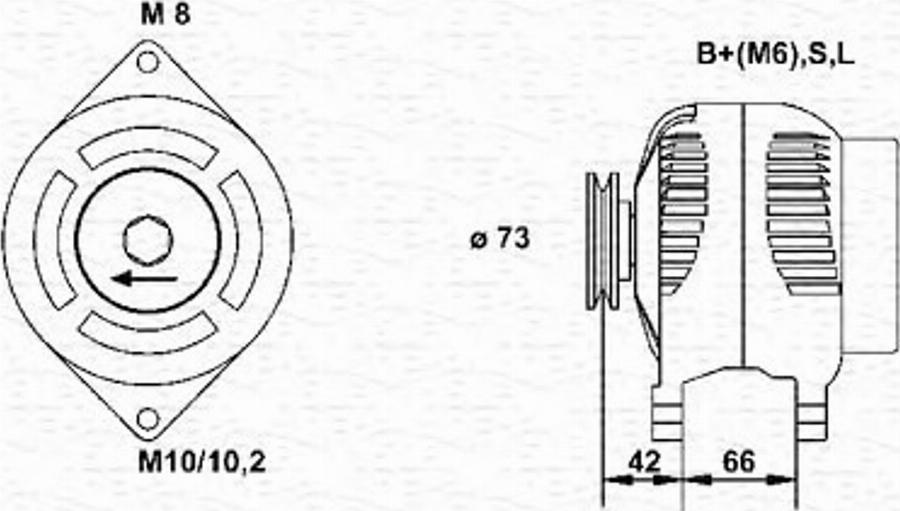 Magneti Marelli 943346133010 - Generator alexcarstop-ersatzteile.com