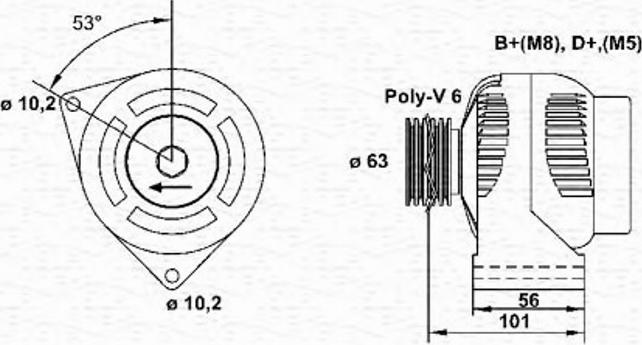 Magneti Marelli 943354099010 - Generator alexcarstop-ersatzteile.com