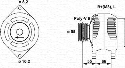 Magneti Marelli 943354075010 - Generator alexcarstop-ersatzteile.com