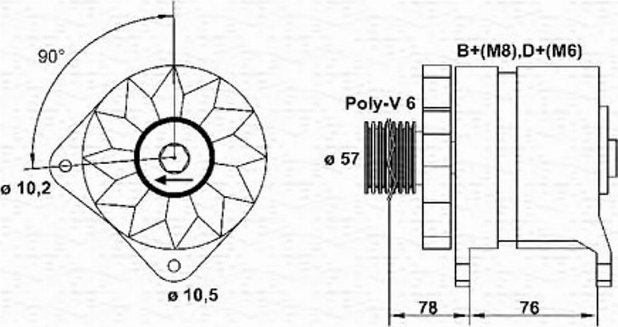 Magneti Marelli 943355094010 - Generator alexcarstop-ersatzteile.com