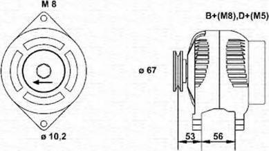 Magneti Marelli 943355015010 - Generator alexcarstop-ersatzteile.com