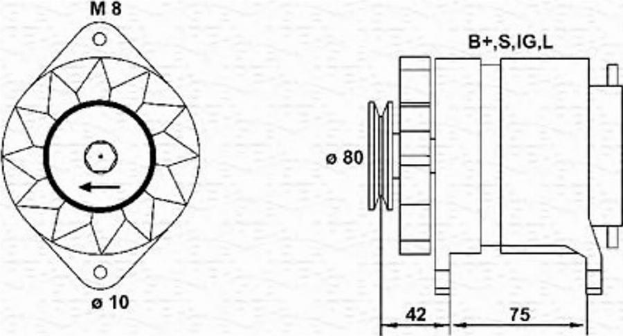 Magneti Marelli 943355076010 - Generator alexcarstop-ersatzteile.com