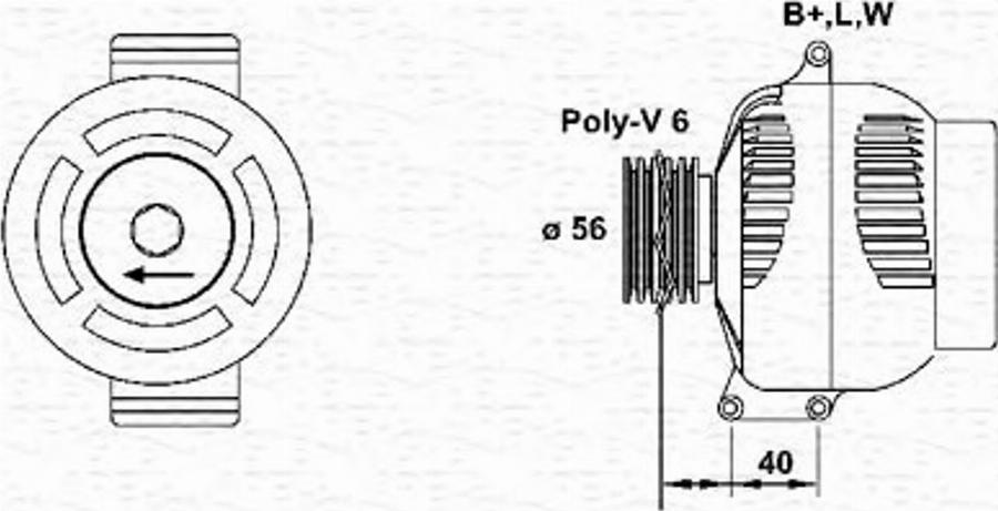 Magneti Marelli 943355196010 - Generator alexcarstop-ersatzteile.com