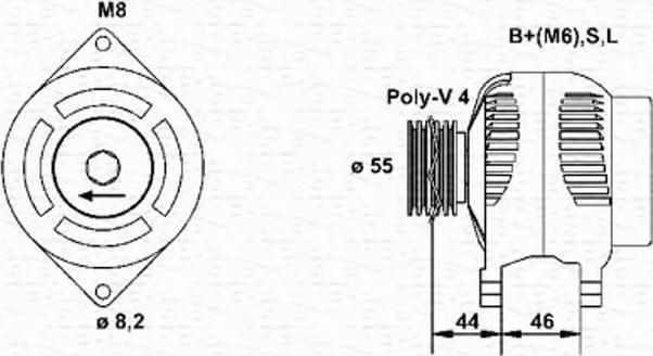 Magneti Marelli 943355180010 - Generator alexcarstop-ersatzteile.com