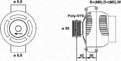 Magneti Marelli 943355134010 - Generator alexcarstop-ersatzteile.com