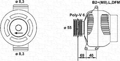 Magneti Marelli 943355138010 - Generator alexcarstop-ersatzteile.com