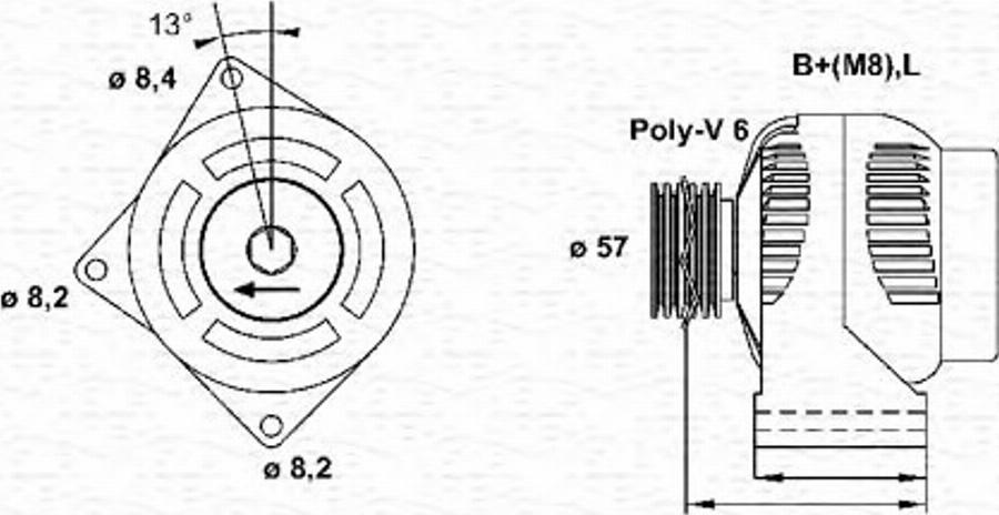 Magneti Marelli 943355123010 - Generator alexcarstop-ersatzteile.com