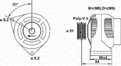 Magneti Marelli 943356957010 - Generator alexcarstop-ersatzteile.com