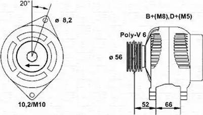 Magneti Marelli 943356964010 - Generator alexcarstop-ersatzteile.com