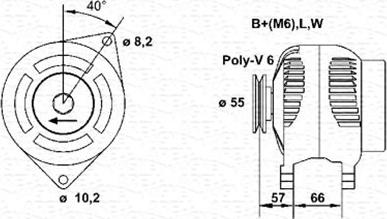 Magneti Marelli 943356961010 - Generator alexcarstop-ersatzteile.com