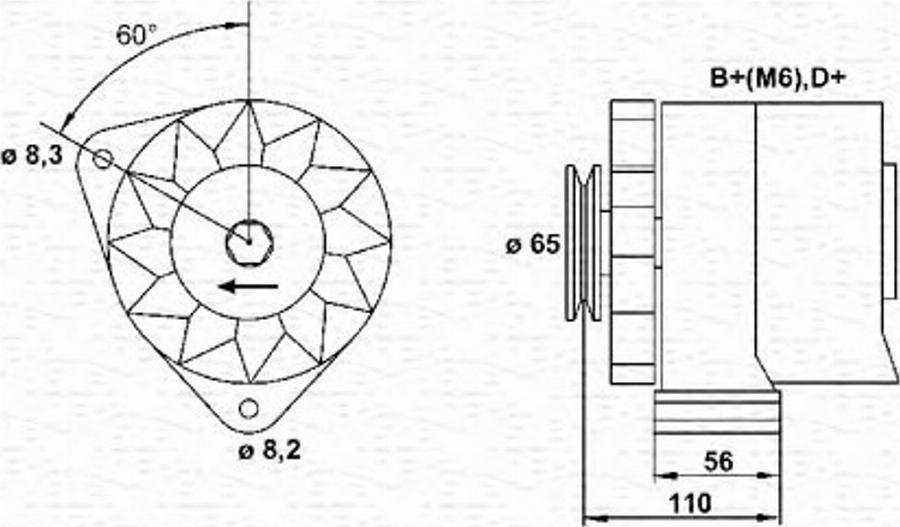 Magneti Marelli 943356450010 - Generator alexcarstop-ersatzteile.com