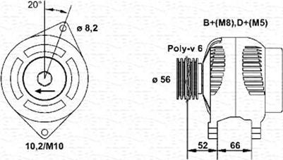 Magneti Marelli 943356568010 - Generator alexcarstop-ersatzteile.com