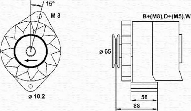 Magneti Marelli 943356508010 - Generator alexcarstop-ersatzteile.com