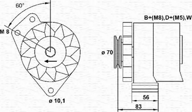 Magneti Marelli 943356510010 - Generator alexcarstop-ersatzteile.com