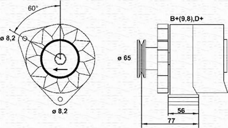 Magneti Marelli 943356668010 - Generator alexcarstop-ersatzteile.com