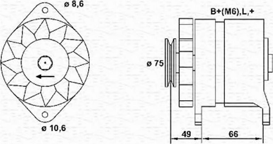 Magneti Marelli 943 35 619 101 0 - Generator alexcarstop-ersatzteile.com