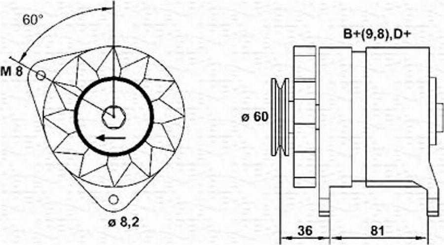 Magneti Marelli 943356118010 - Generator alexcarstop-ersatzteile.com