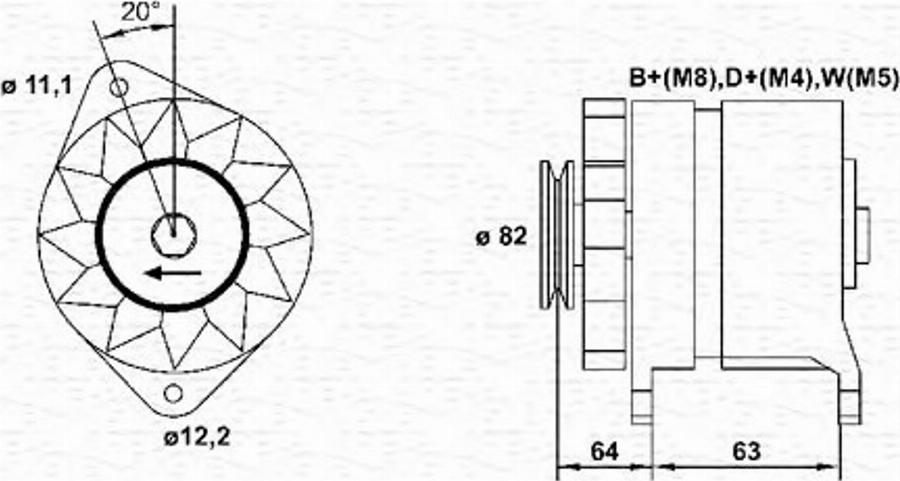 Magneti Marelli 943357801010 - Generator alexcarstop-ersatzteile.com