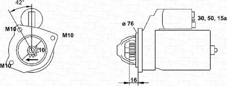 Magneti Marelli 943251459010 - Starter alexcarstop-ersatzteile.com