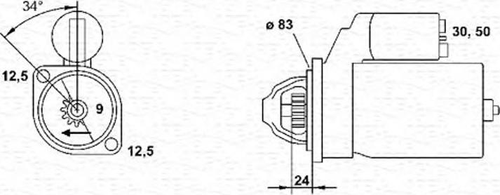 Magneti Marelli 943251408010 - Starter alexcarstop-ersatzteile.com