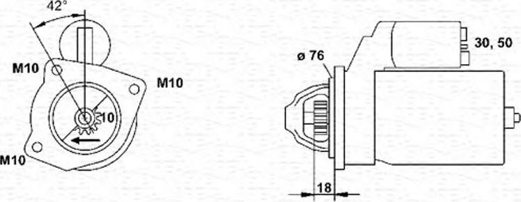 Magneti Marelli 943251335010 - Starter alexcarstop-ersatzteile.com