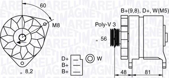 Magneti Marelli 054022598010 - Generator alexcarstop-ersatzteile.com