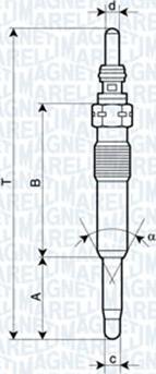 Magneti Marelli 060900680606 - Glühkerze alexcarstop-ersatzteile.com