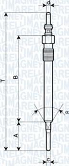 Magneti Marelli 062900061304 - Glühkerze alexcarstop-ersatzteile.com