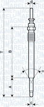 Magneti Marelli 062900009304 - Glühkerze alexcarstop-ersatzteile.com