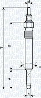 Magneti Marelli 062900004304 - Glühkerze alexcarstop-ersatzteile.com